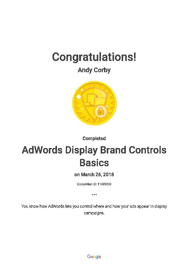 Andy Corby AdWords Display Brand Controls Basics Certification-page-001 (1)