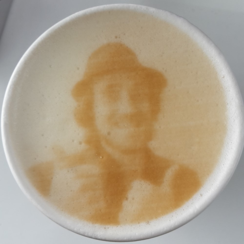 Andy Corby - Printed Coffee - Wimbledon 2016